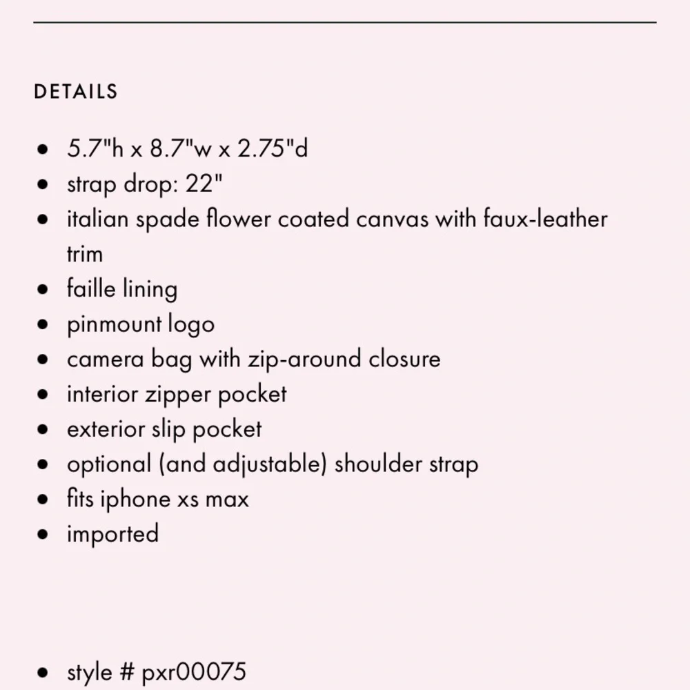 💯 Kate Spade camera bag - Picture 6 of 6